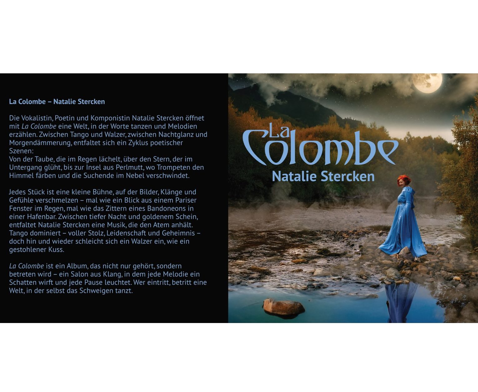 La Colombe – Albumprojekt mit eigenen Kompositionen von Natalie Stercken